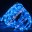 Фото 1: Дюралайт LEDD1 длиной 10 метров на светодиодных лампах (синие), трехжильный