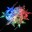 Фото 4: Электрогирлянда "Звездопад" занавес из светодиодных ламп с насадками